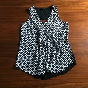 Banana Republic Top | B&W Open Back
